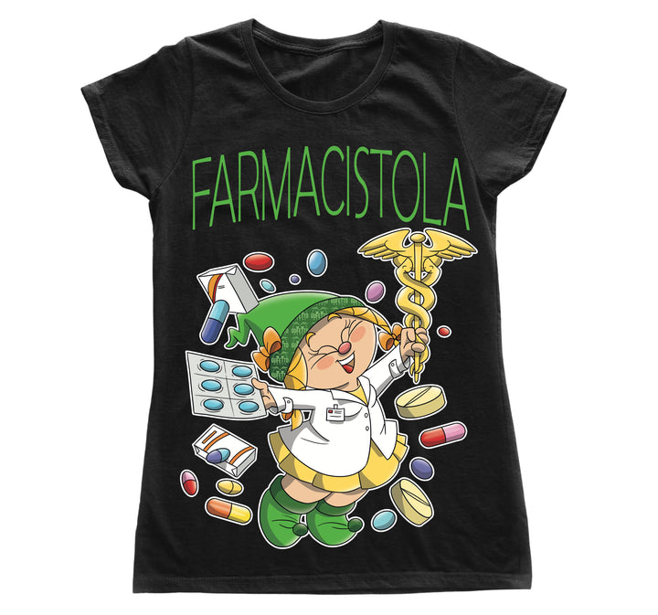 T-shirt Donna FARMACISTOLA( FA784536276 ) - Gufetto Brand 