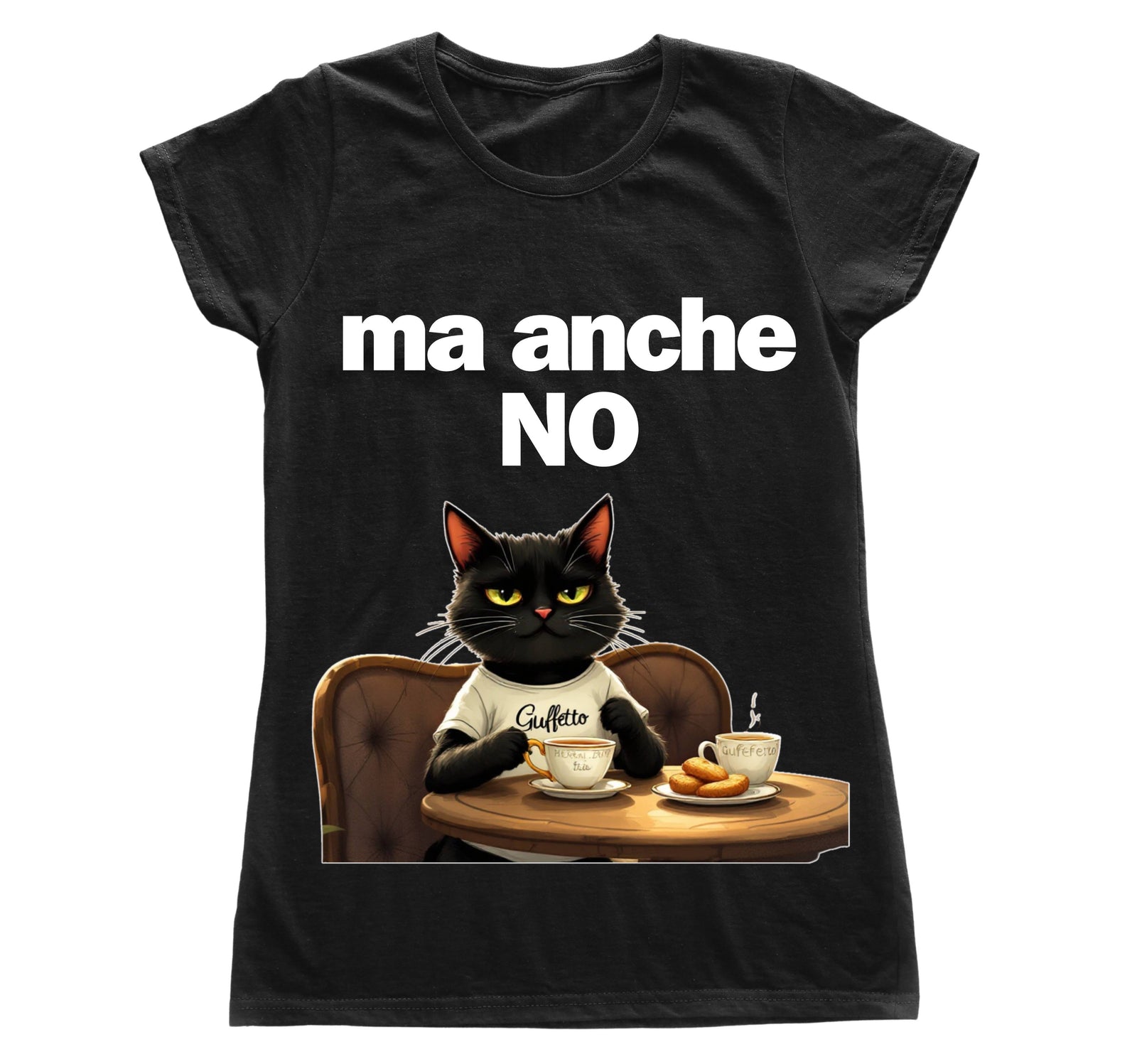 T-shirt Donna MA ANCHE NO ( MO450986645 ) - Gufetto Brand 