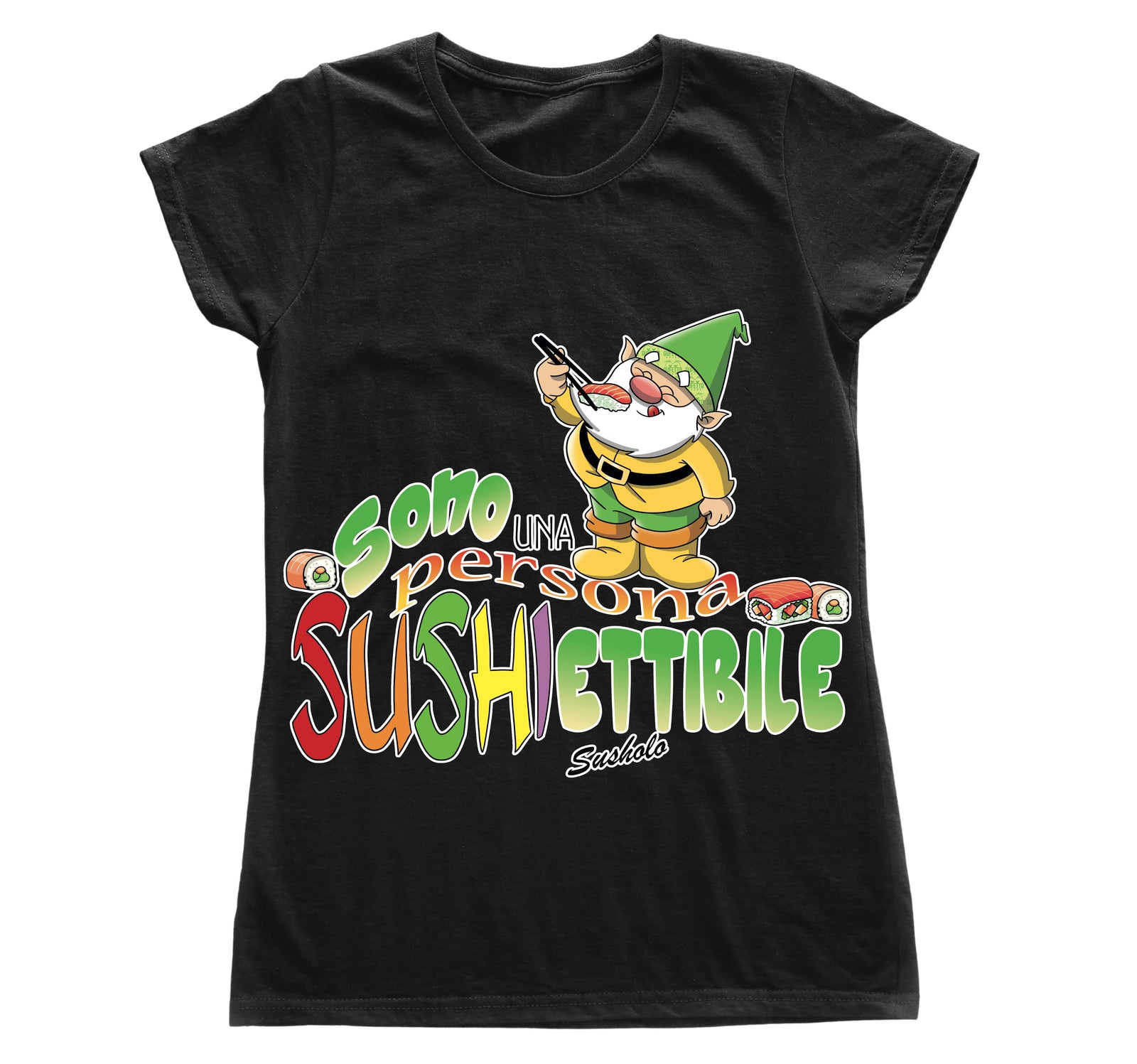 T-shirt Donna SUSHIETTIBILE ( SS980834175 ) - Gufetto Brand 