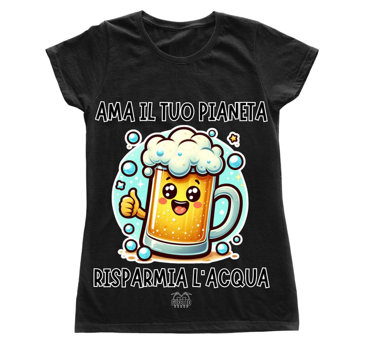 T-shirt Donna PIANETA ( PI0128475937458 ) - Gufetto Brand 