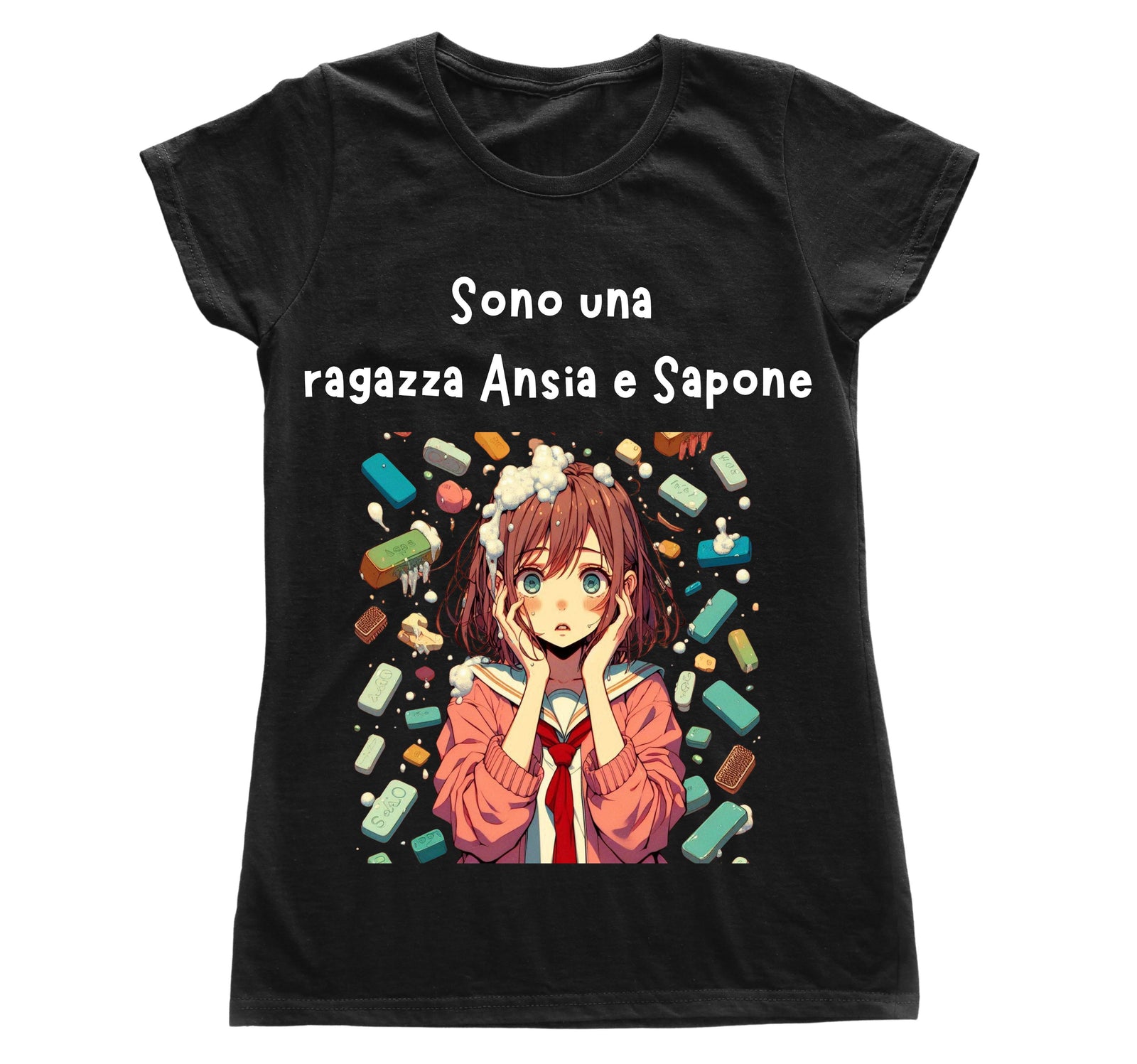 T-shirt Donna ANSIA E SAPONE ( AN48095647 ) - Gufetto Brand 