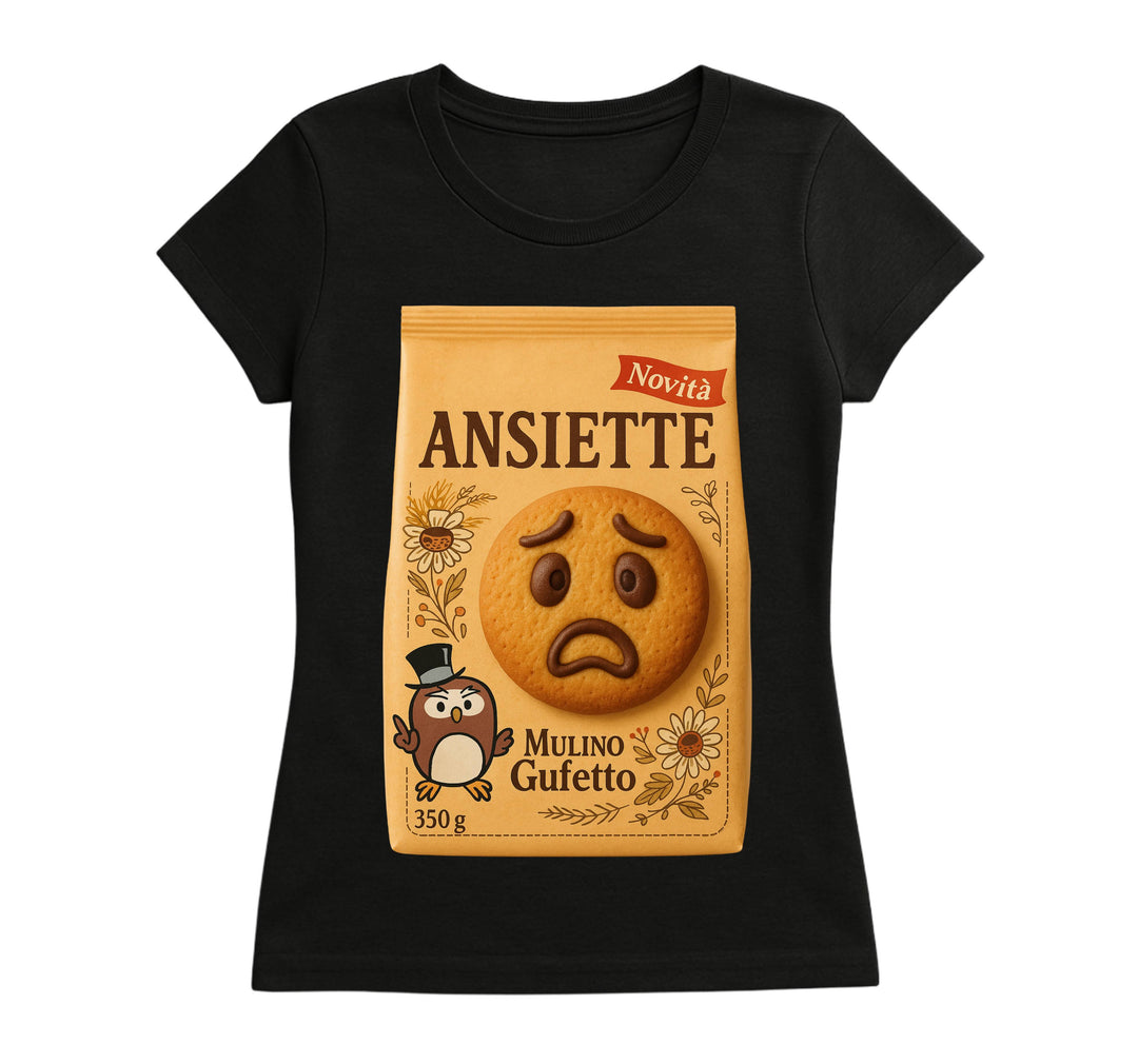 T-shirt Donna ANSIETTE ( AN76452345 ) - Gufetto Brand 