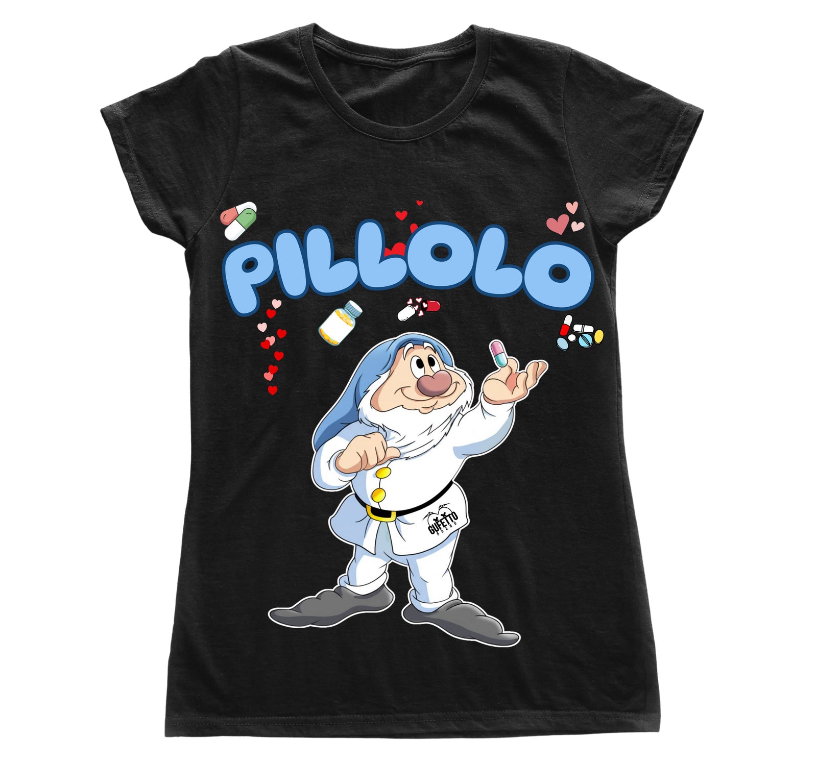 T-shirt Donna PILLOLO ( PI0923567 ) - Gufetto Brand 