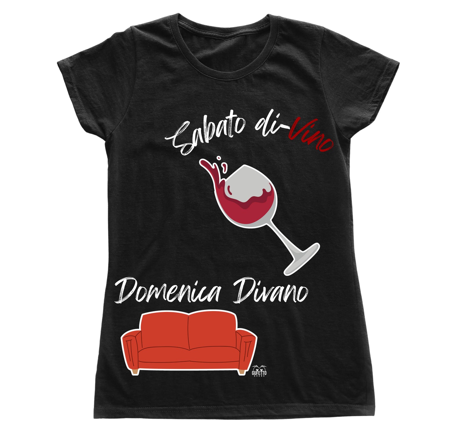 T-shirt Donna SABATO ( SA67098712345 ) - Gufetto Brand 