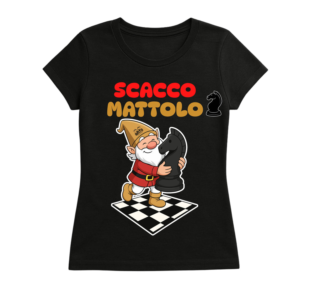 T-shirt Donna SCACCO MATTOLO ( SM52223568 ) - Gufetto Brand 