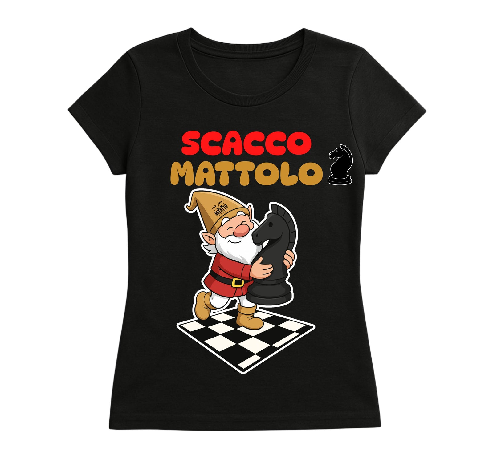 T-shirt Donna SCACCO MATTOLO ( SM52223568 ) - Gufetto Brand 