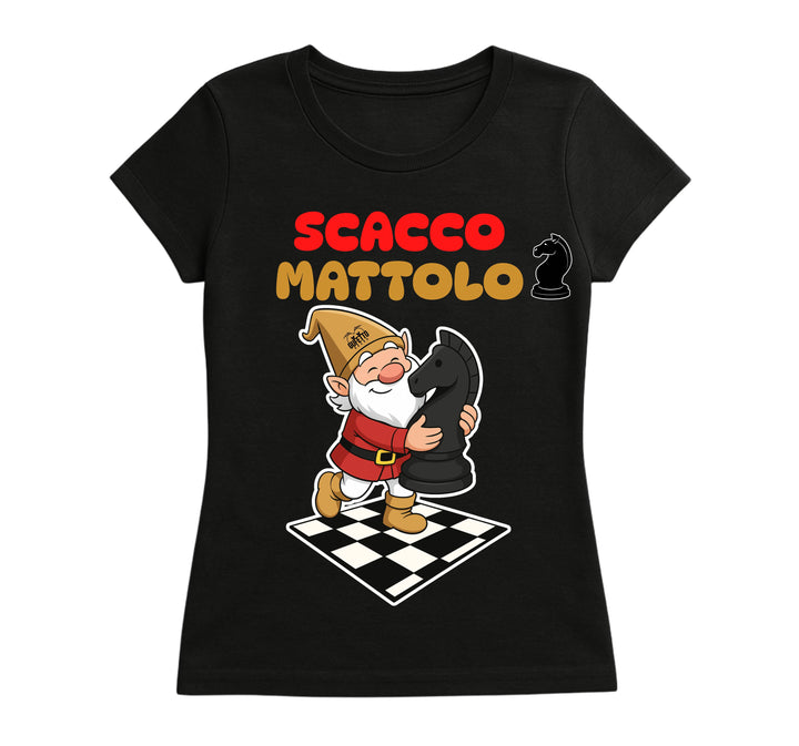 T-shirt Donna SCACCO MATTOLO ( SM52223568 ) - Gufetto Brand 