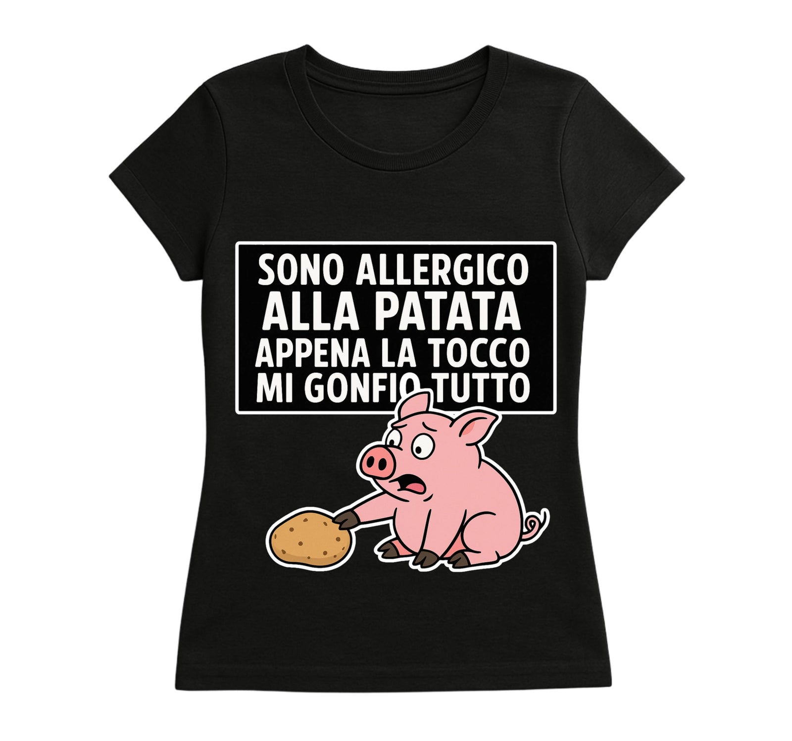 T-shirt Donna ALLERGICO ( MG6573425165 ) - Gufetto Brand 
