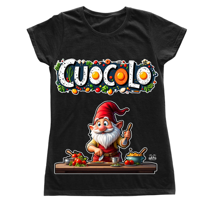 T-shirt Donna CUOCOLO 2 ( CU809453423 ) - Gufetto Brand 