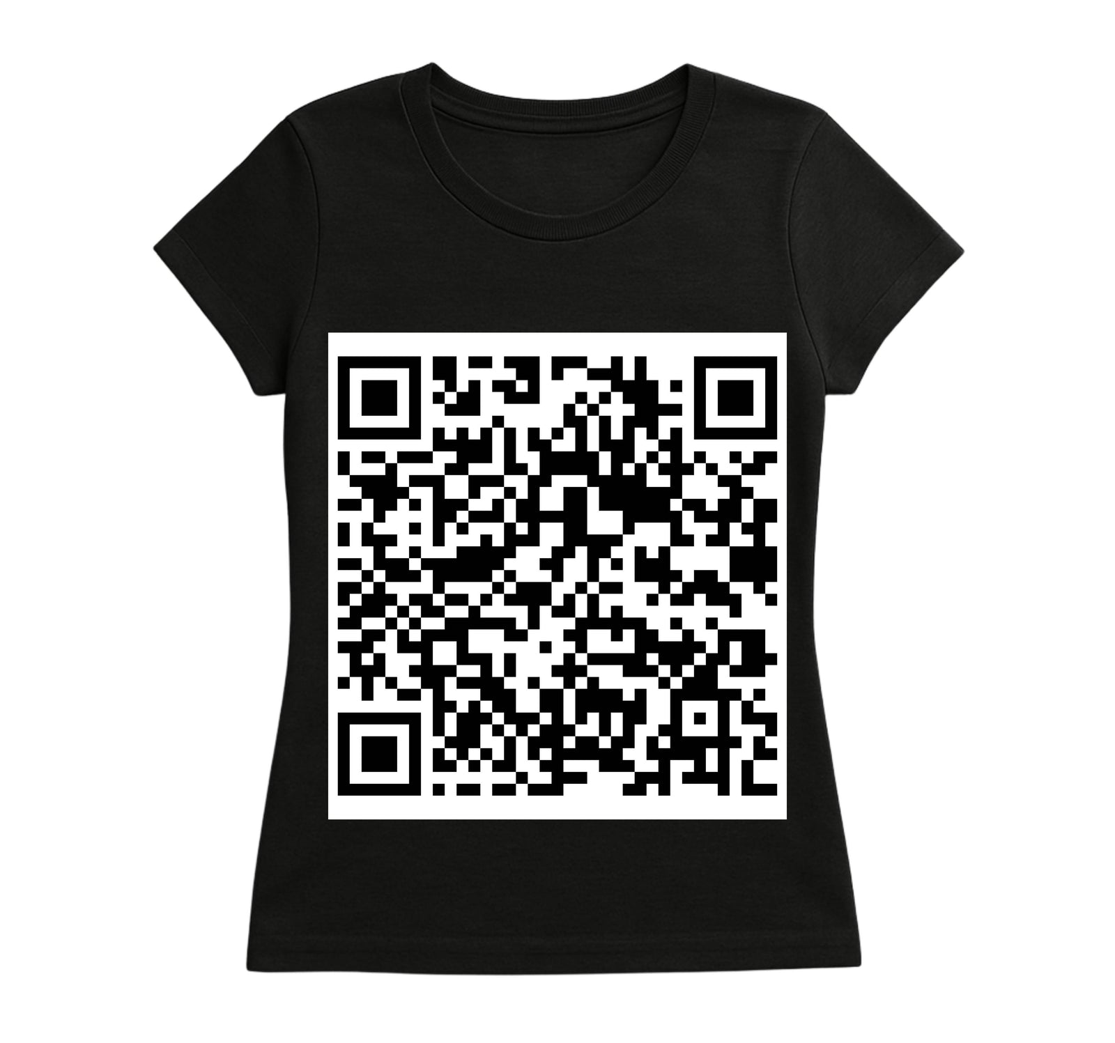 T-shirt Donna QR FU*K ( FU60987345 ) - Gufetto Brand 