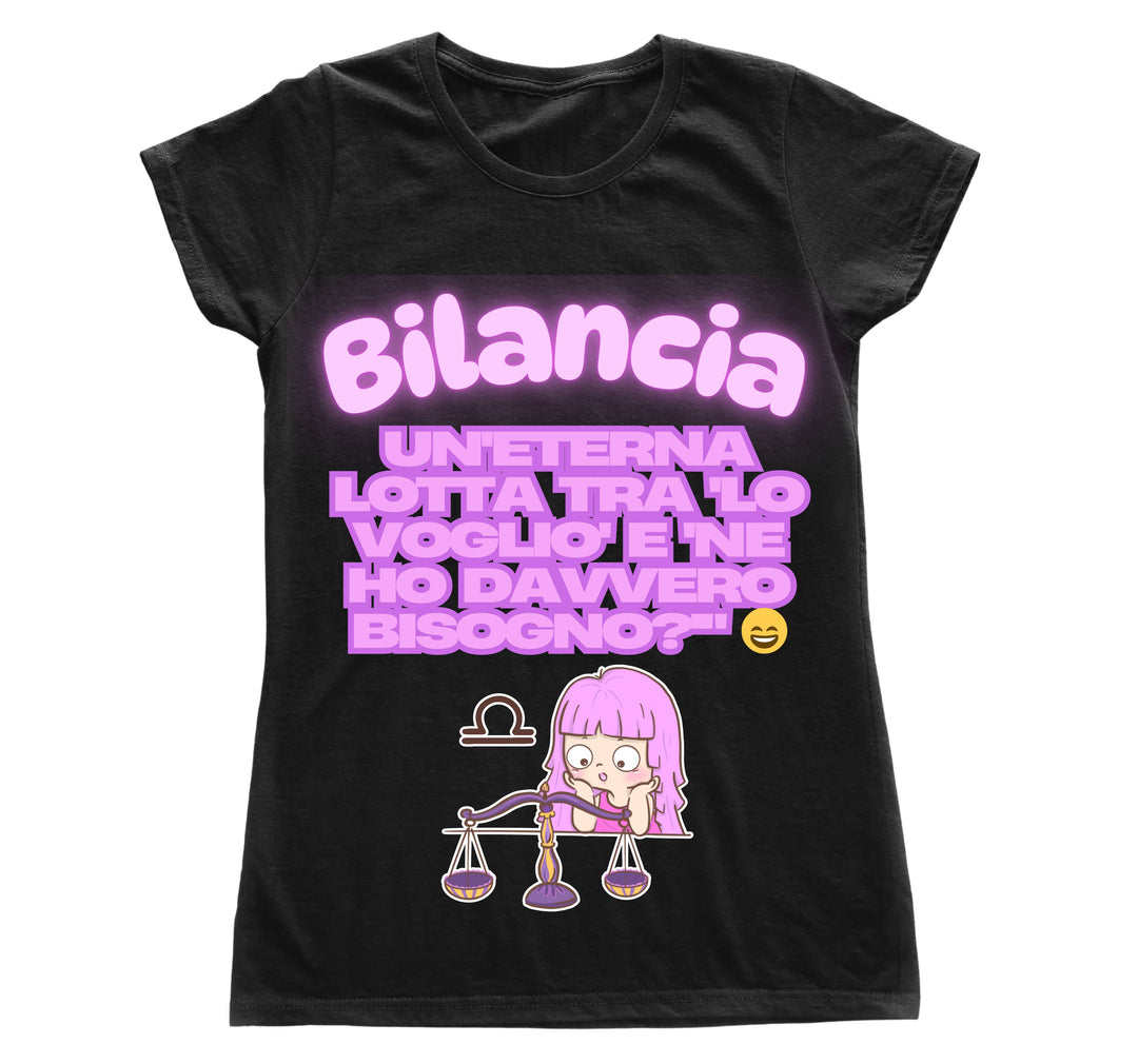 T-shirt Donna BILANCIA ( BI78953265 ) - Gufetto Brand 