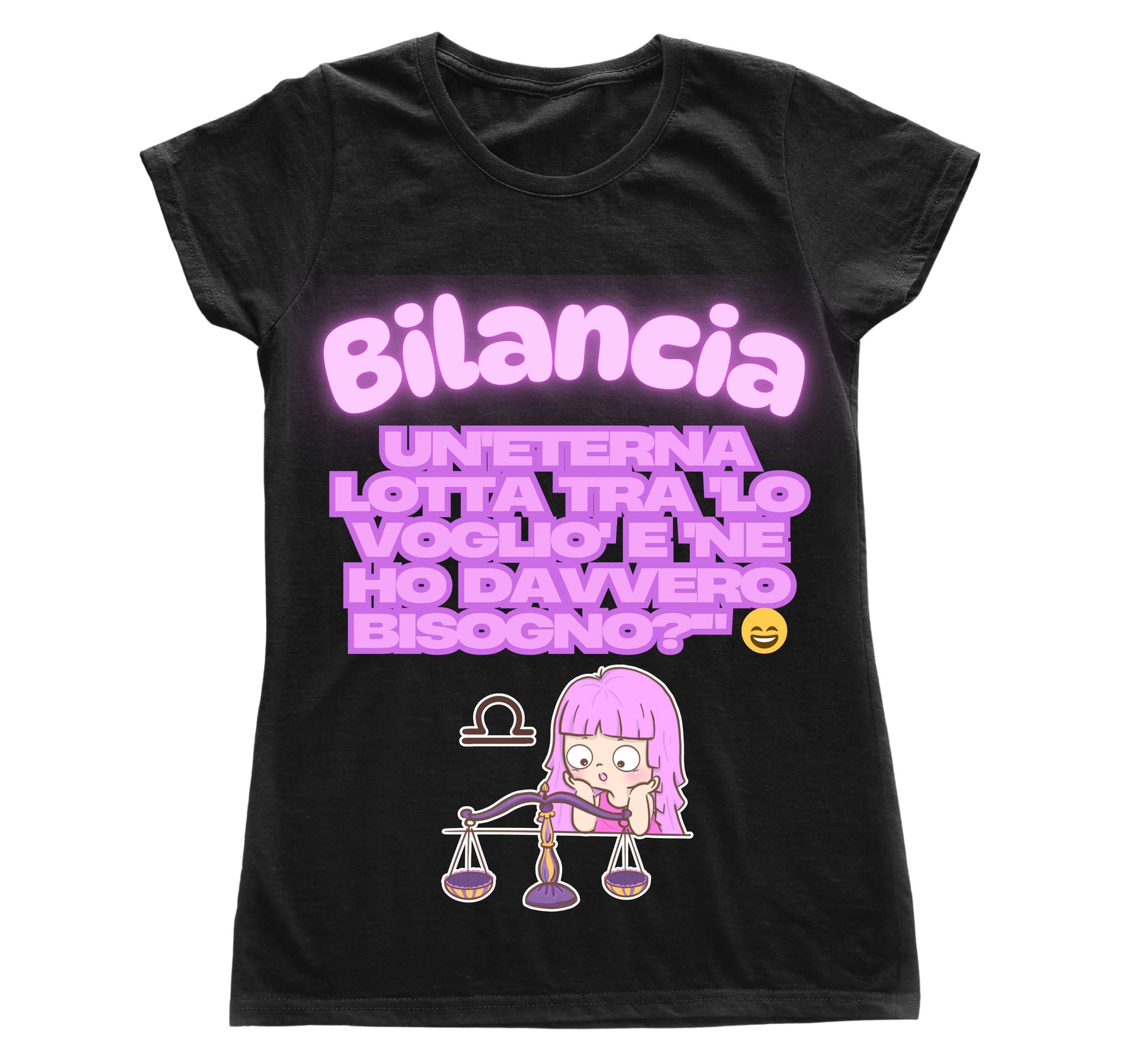 T-shirt Donna BILANCIA ( BI78953265 ) - Gufetto Brand 