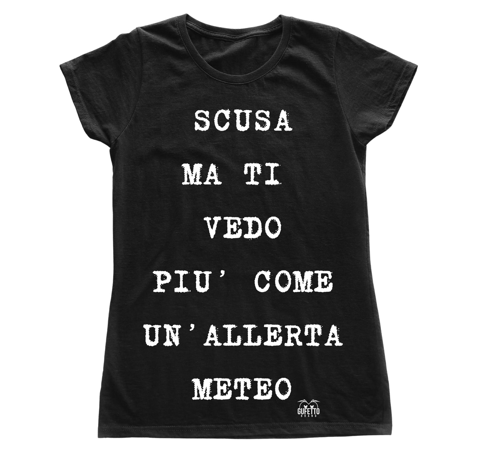 T-shirt Donna ALLERTA METEO ( AL50985647 ) - Gufetto Brand 