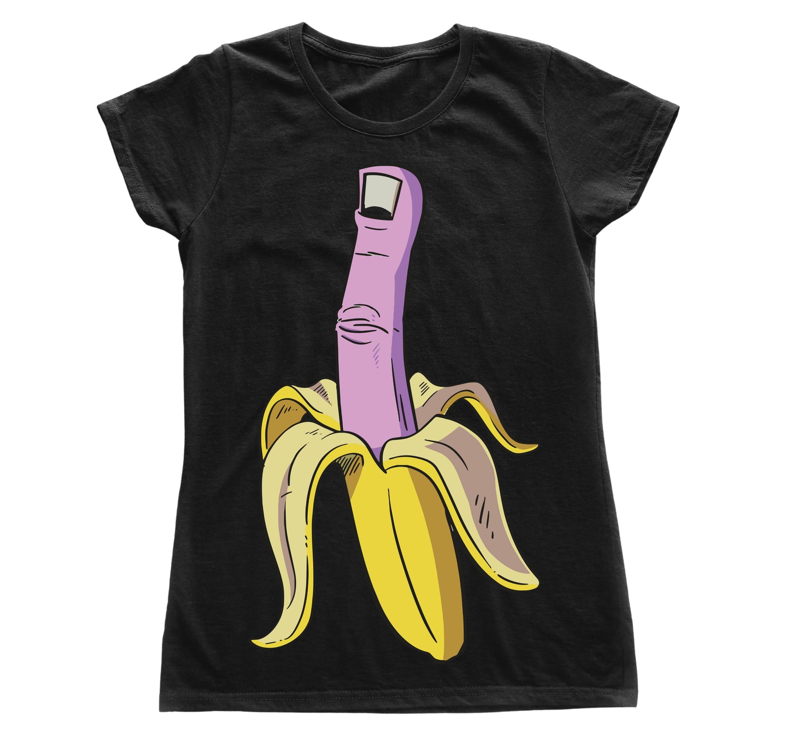 T-shirt Donna BANANA ( BA6490936546 ) - Gufetto Brand 