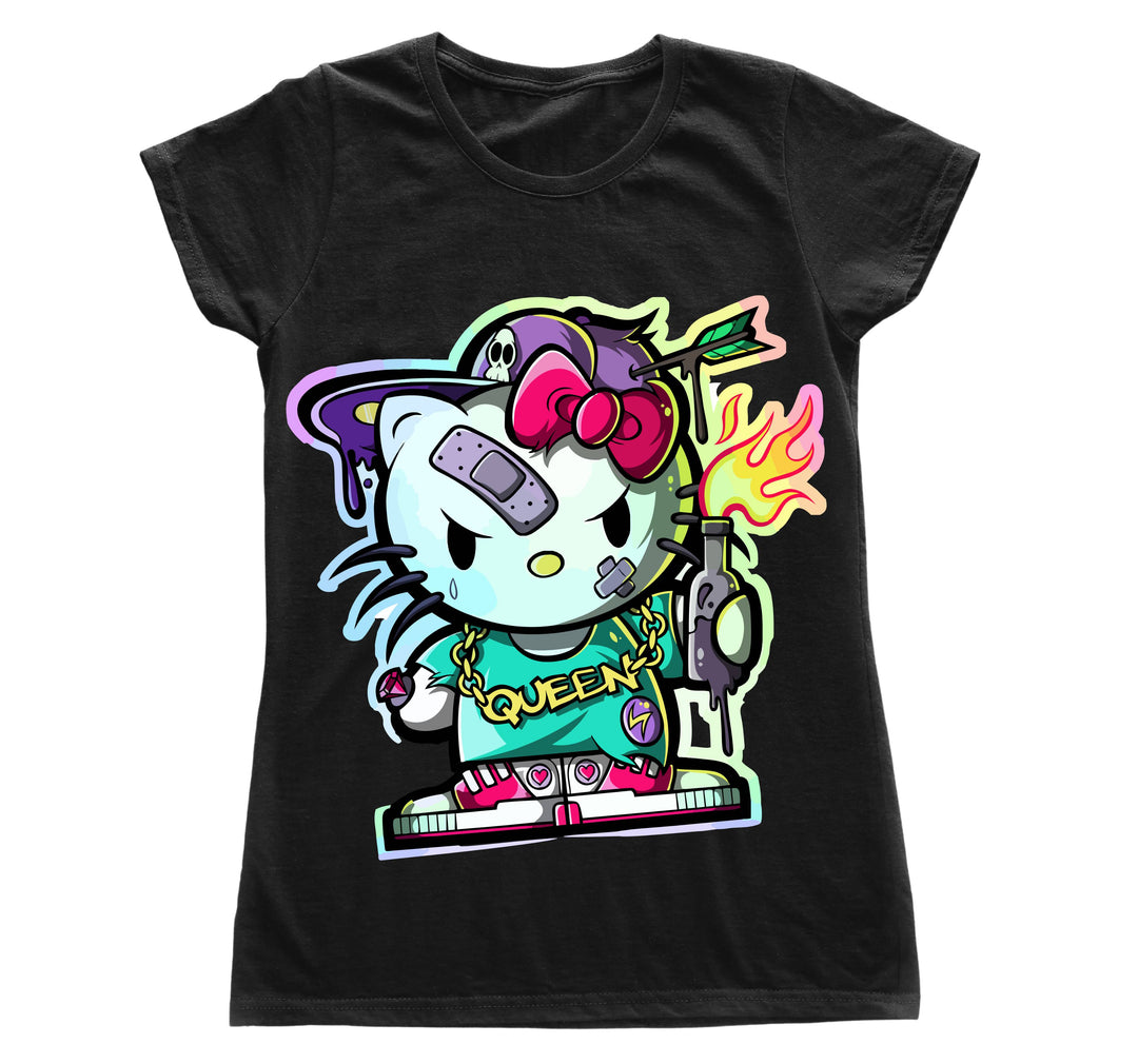 T-shirt Donna QUEEN ( MI76098734 ) - Gufetto Brand 