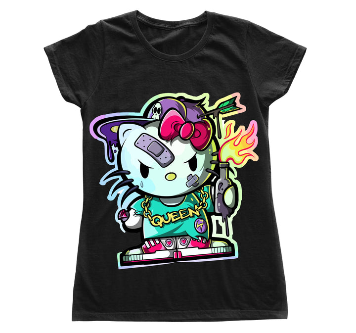 T-shirt Donna QUEEN ( MI76098734 ) - Gufetto Brand 
