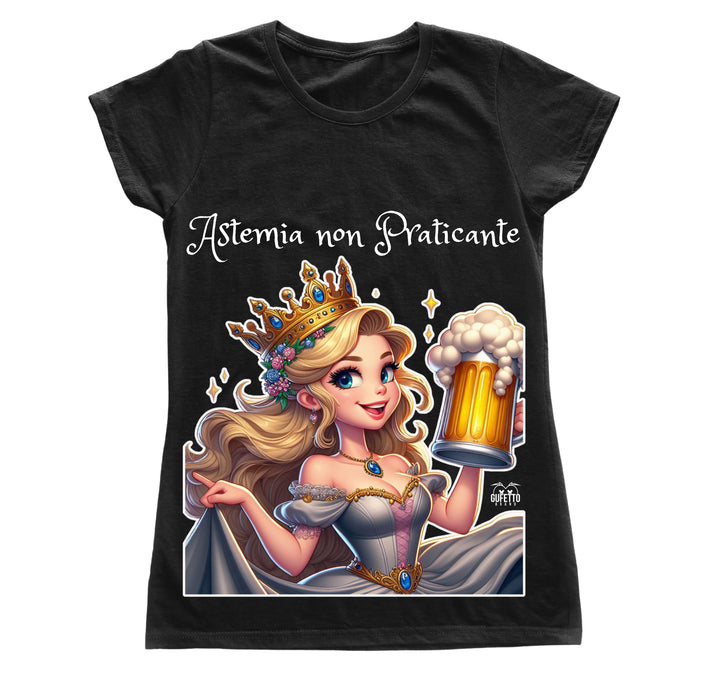 T-shirt Donna PRINCIPESSA ASTEMIA  ( PA77052390 ) - Gufetto Brand 