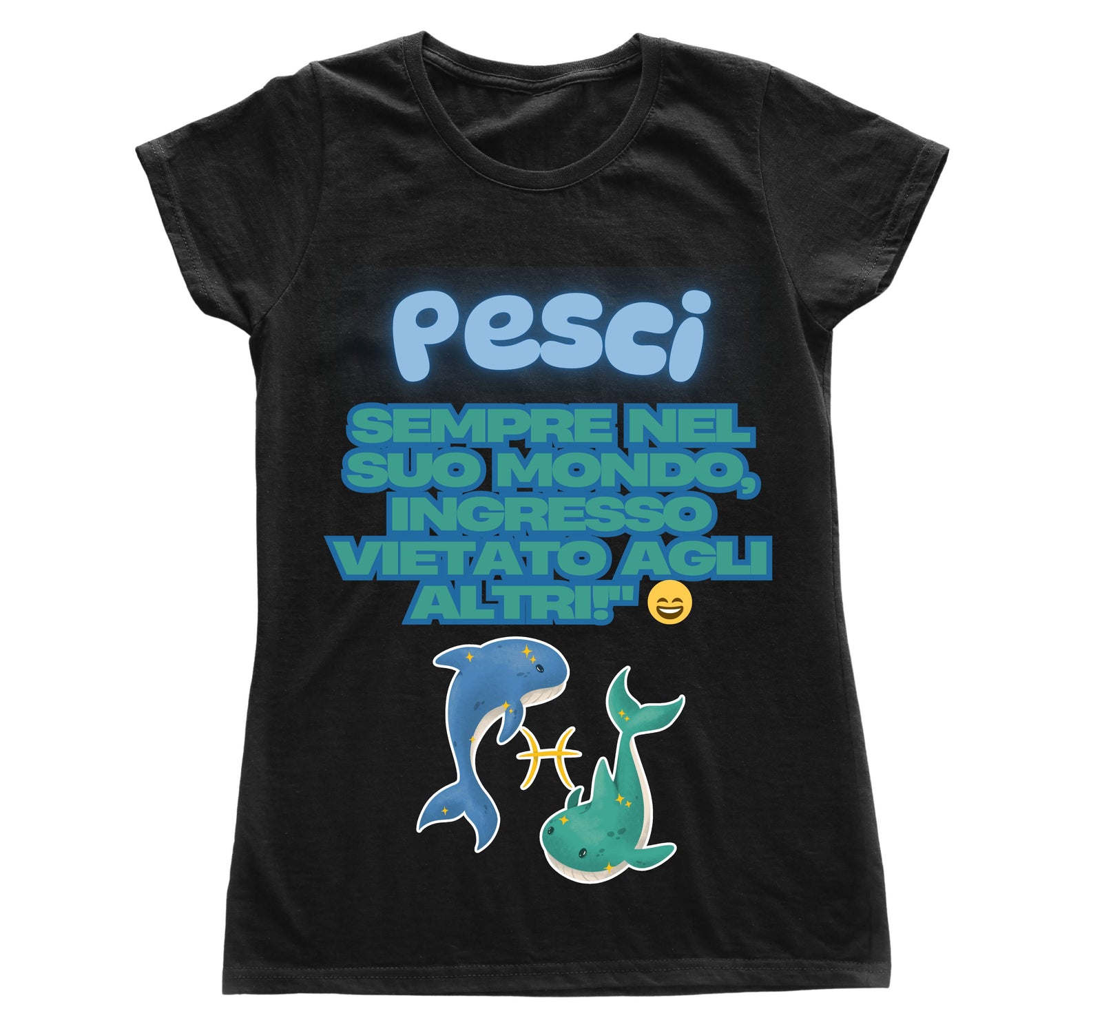 T-shirt Donna PESCI ( PE09765432 ) - Gufetto Brand 