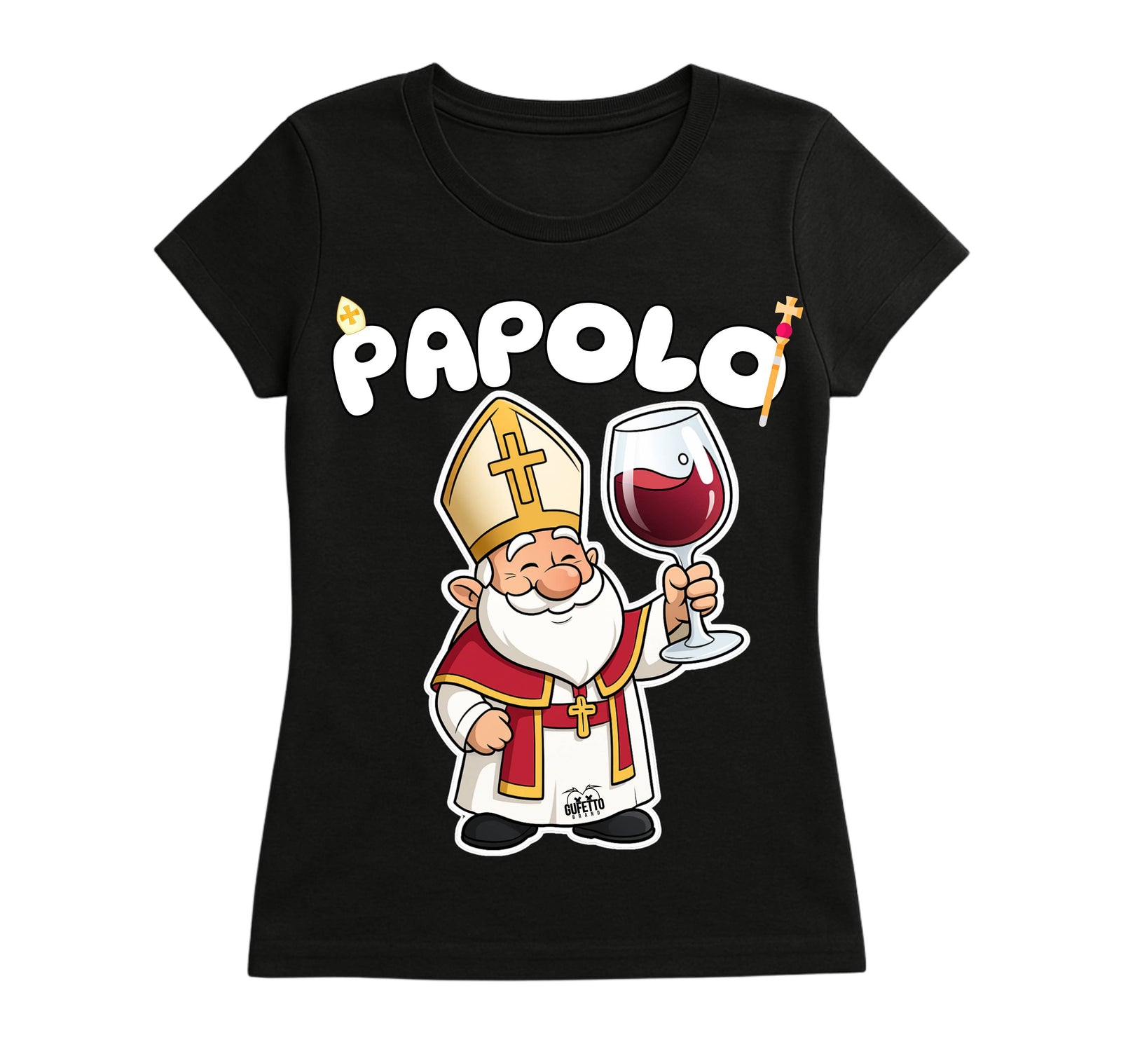 T-shirt Donna PAPOLO ( PA08052025 ) - Gufetto Brand 