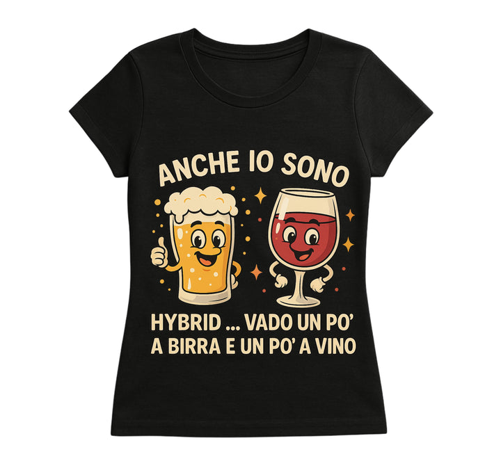 T-shirt Donna HYBRID ( HY854785962 ) - Gufetto Brand 