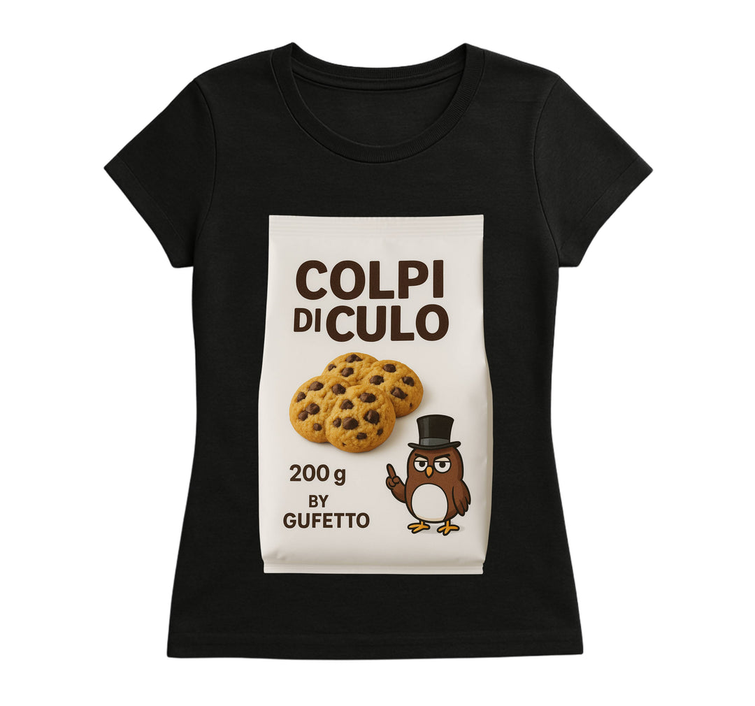T-shirt Donna BISCOTTI COLPI DI C.... ( CO657483523 ) - Gufetto Brand 