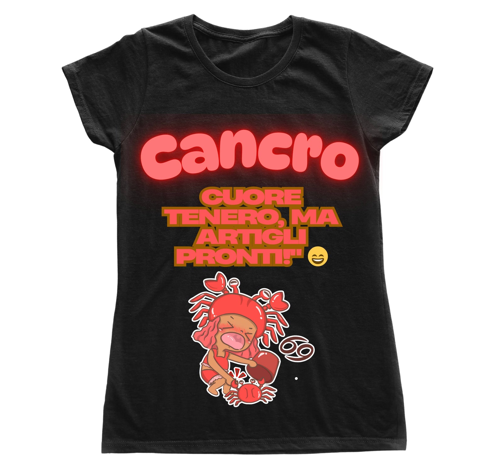 T-shirt Donna CANCRO ( CA75098745 ) - Gufetto Brand 