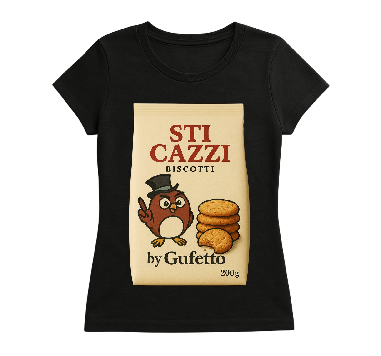 T-shirt Donna BISCOTTI STI... ( ST45687765 ) - Gufetto Brand 