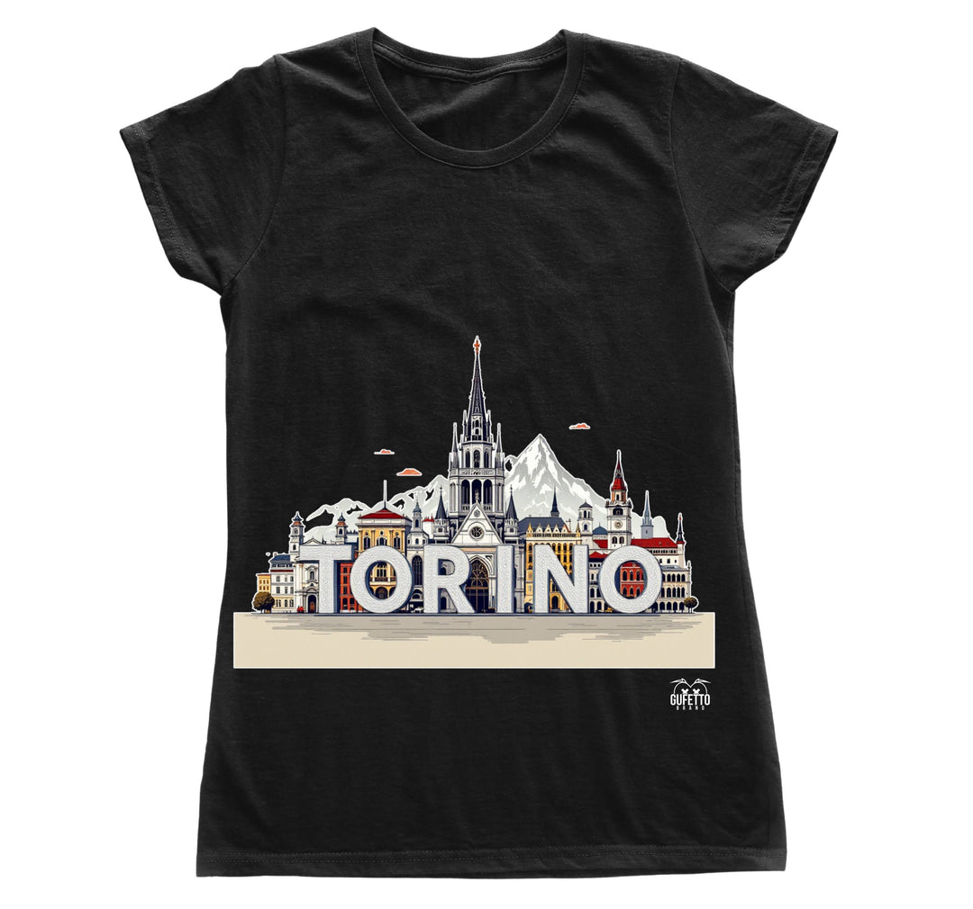 T-shirt Donna TORINO ( TO8702123 ) - Gufetto Brand 