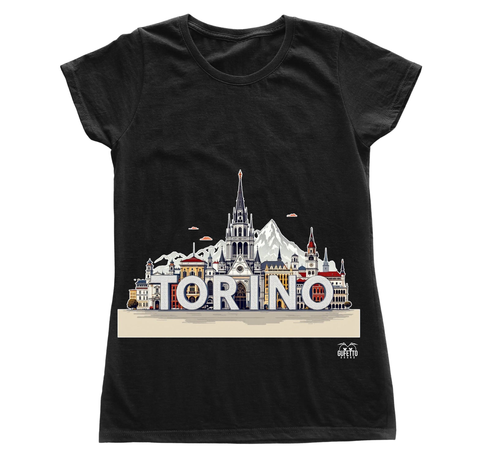 T-shirt Donna TORINO ( TO8702123 ) - Gufetto Brand 