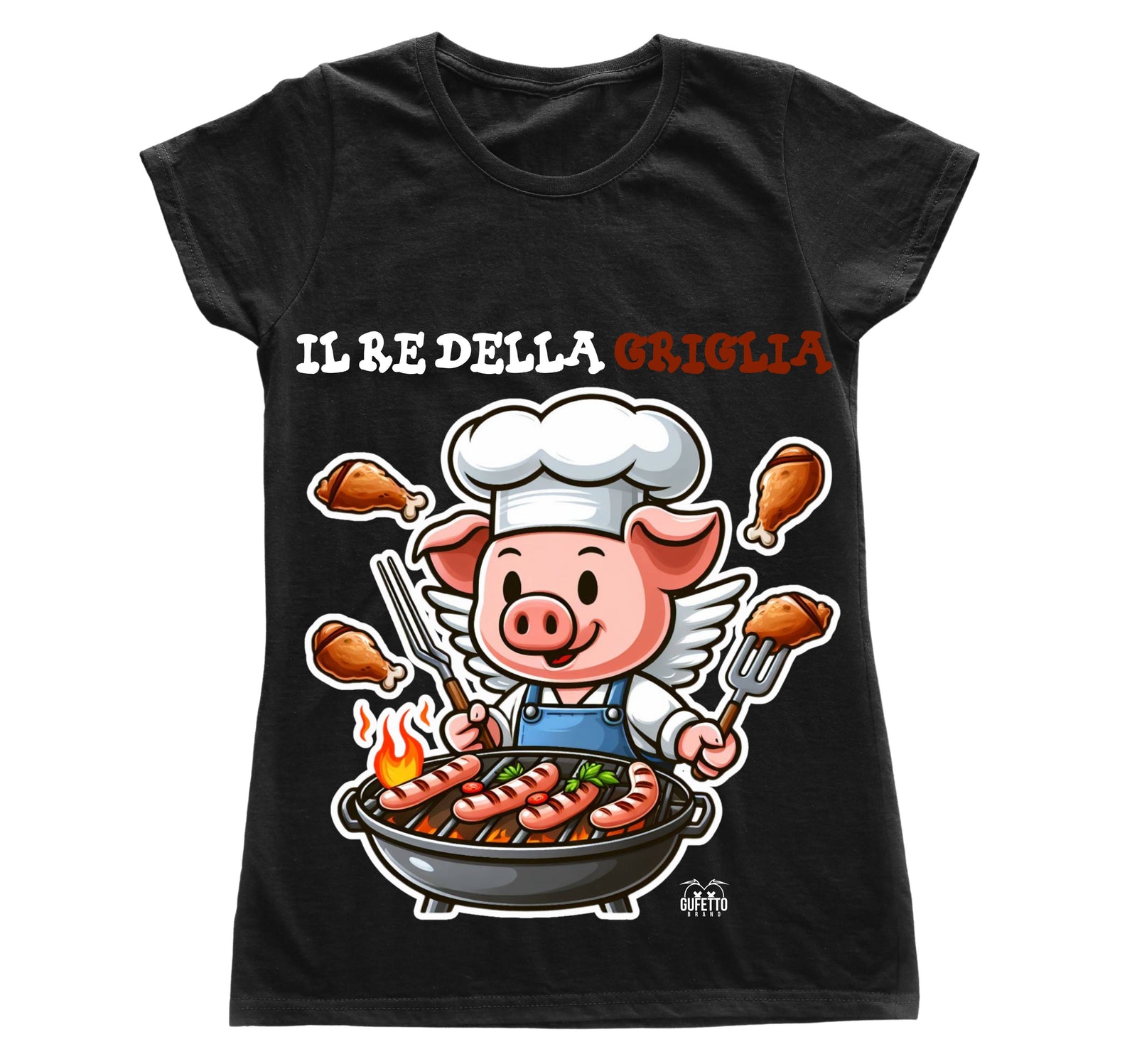 T-shirt Donna RE GRIGLIATA ( RG89777745 ) - Gufetto Brand 