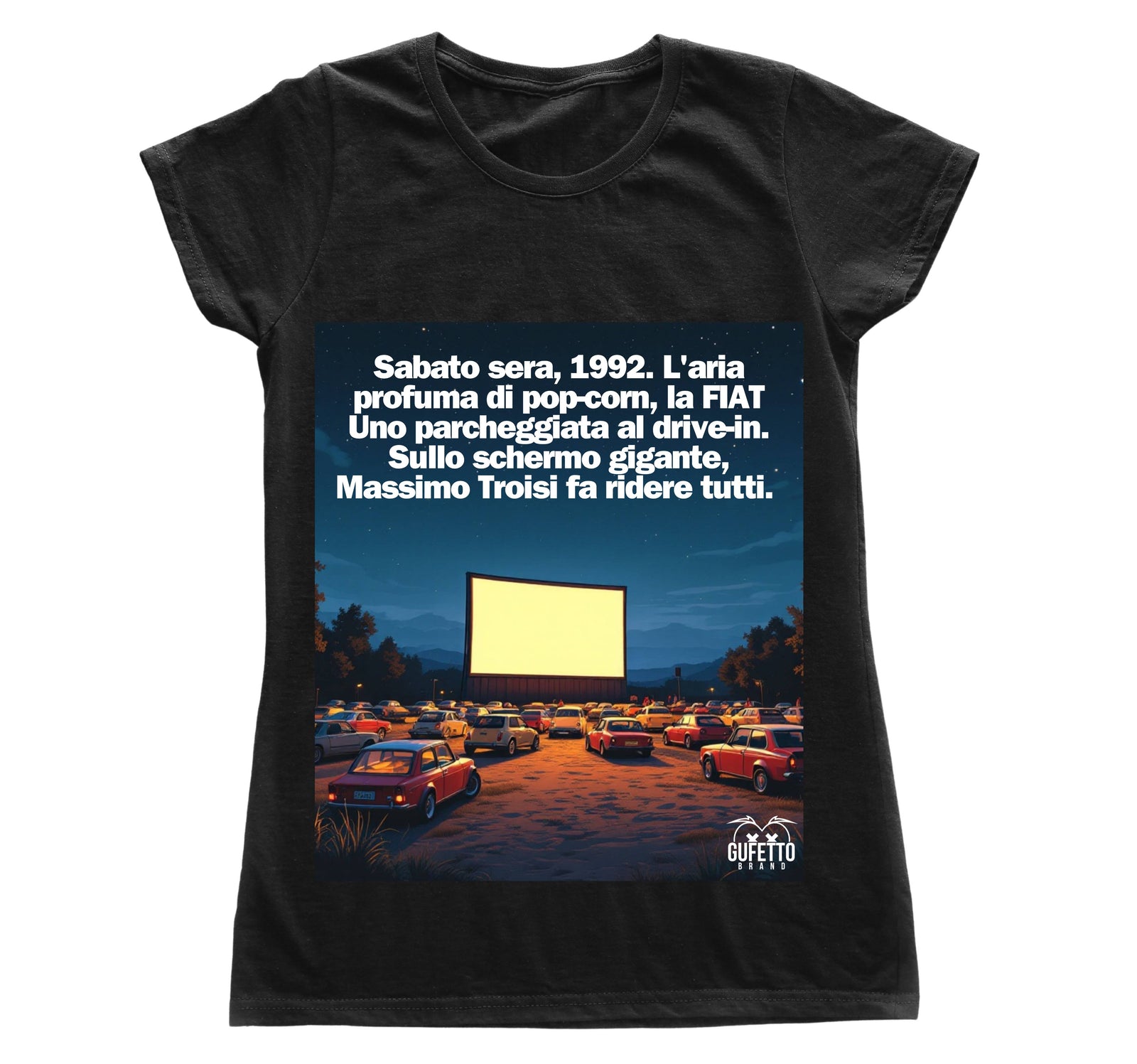 T-shirt Donna DRIVE IN ( DI67345679 ) - Gufetto Brand 