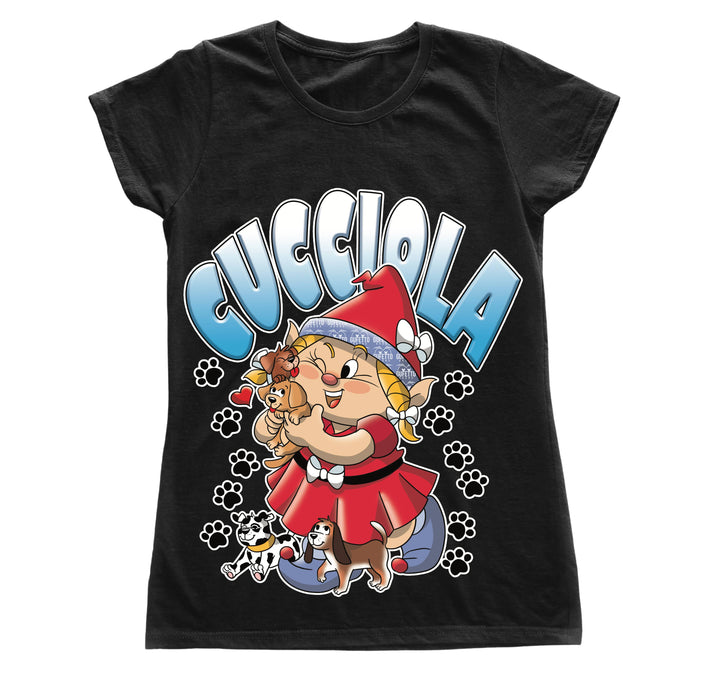 T-shirt Donna CUCCIOLA ( CU66709321 ) - Gufetto Brand 
