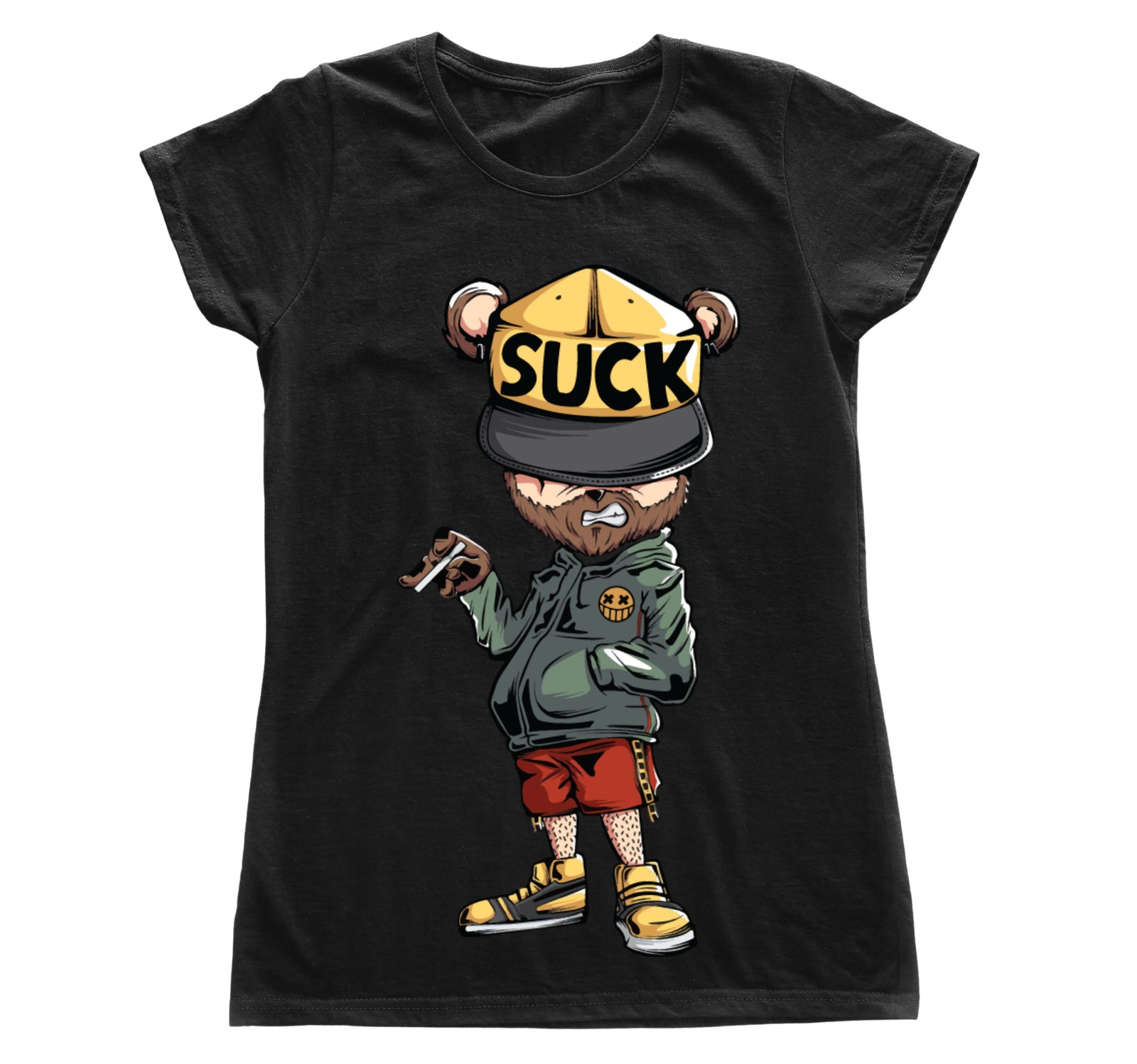 T-shirt Donna SUCK ( SU567009876 ) - Gufetto Brand 