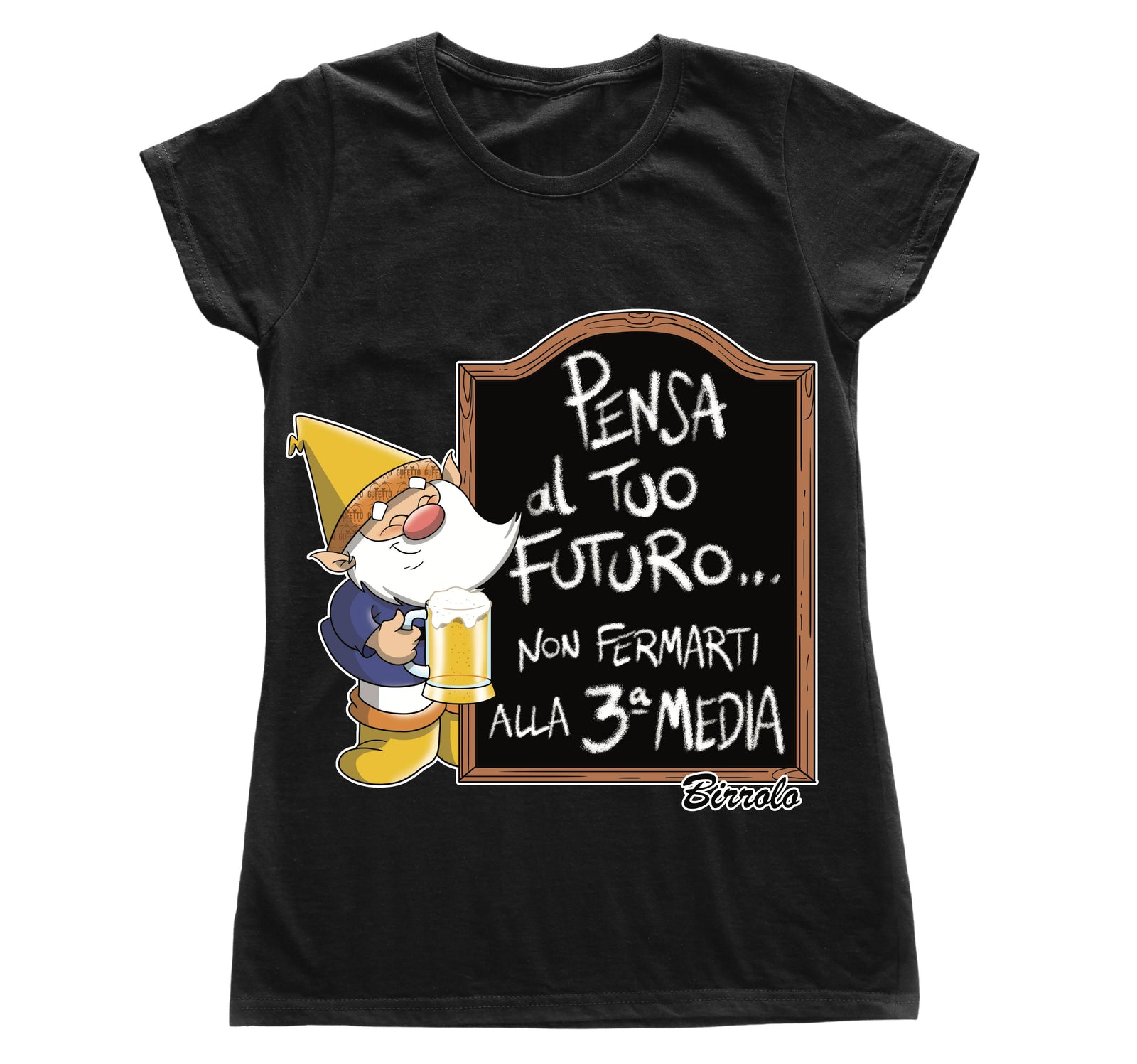 T-shirt Donna BIRROLO TERZA MEDIA ( PE38752985698 ) - Gufetto Brand 