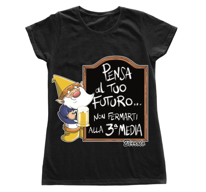T-shirt Donna BIRROLO TERZA MEDIA ( PE38752985698 ) - Gufetto Brand 