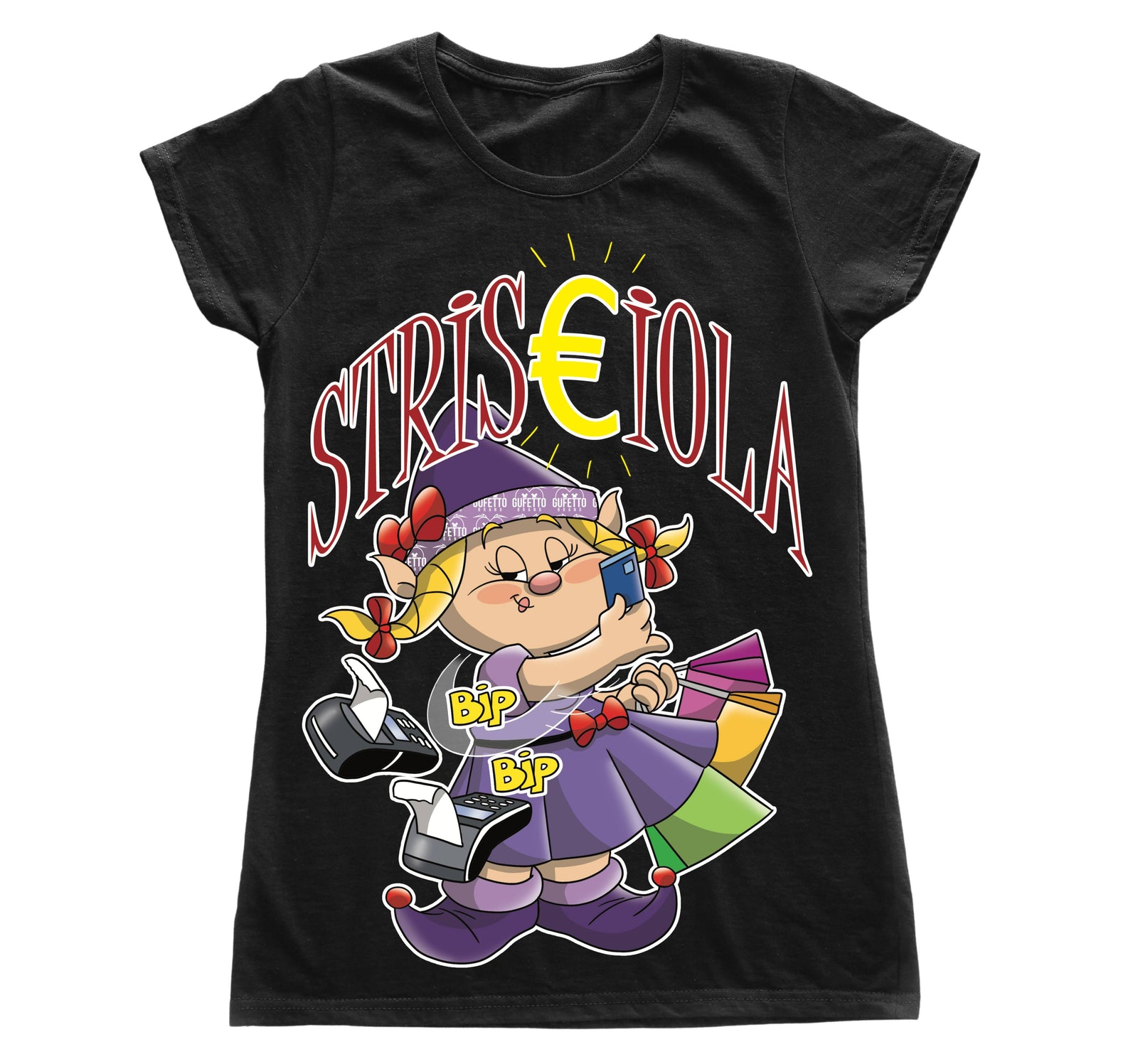 T-shirt Donna STRISCIOLA ( ST59083218675 ) - Gufetto Brand 