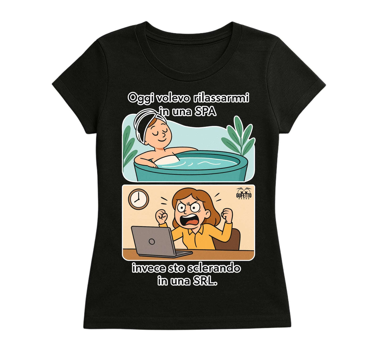 T-shirt Donna SPA/SRL  ( SS257986325 ) - Gufetto Brand 