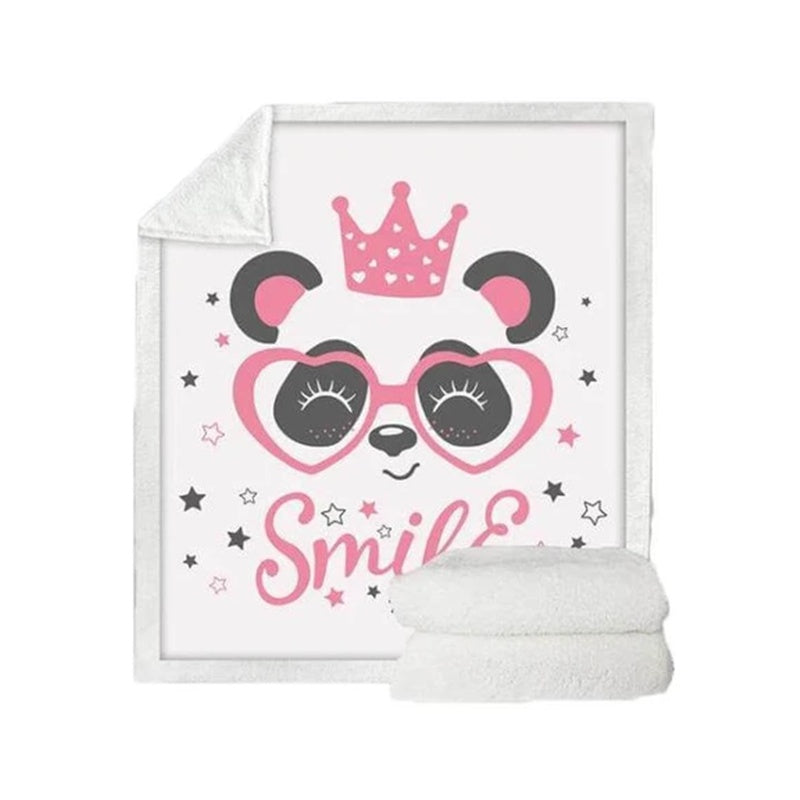 Coperta in flanella serie Panda - Gufetto Brand 