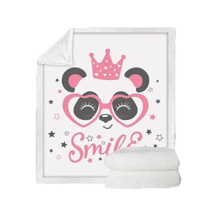 Coperta in flanella serie Panda - Gufetto Brand 