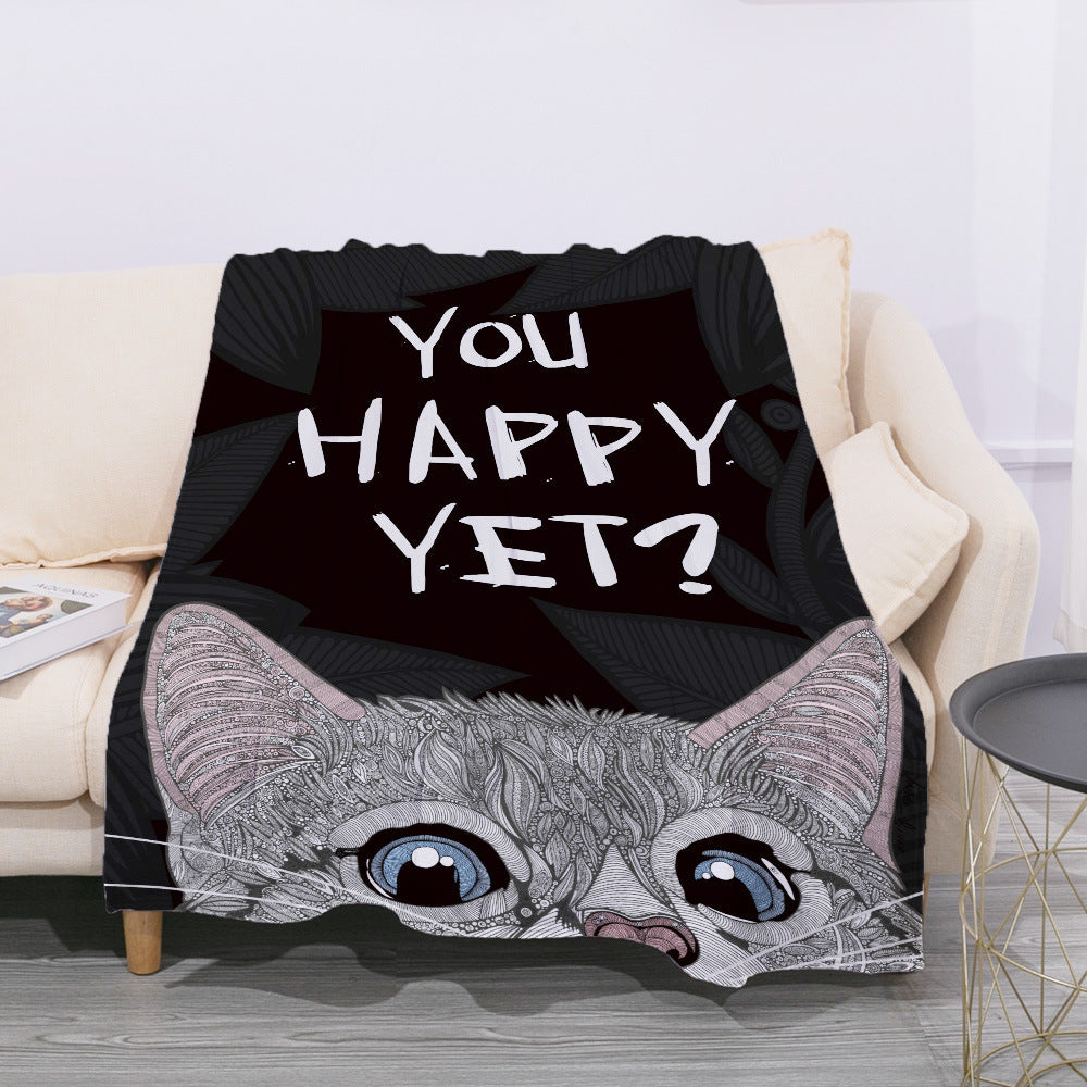 Coperta da siesta per ufficio in flanella - Gufetto Brand 