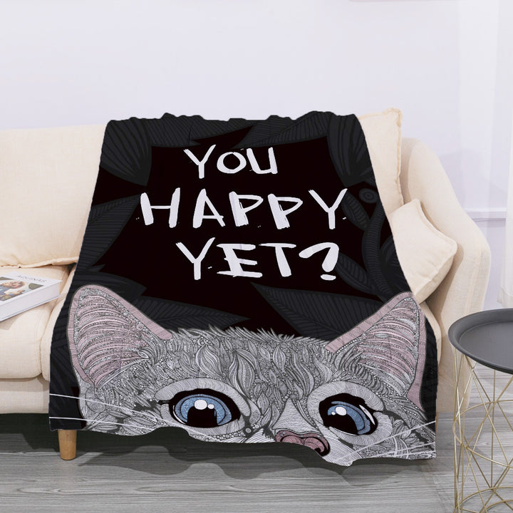 Coperta da siesta per ufficio in flanella - Gufetto Brand 