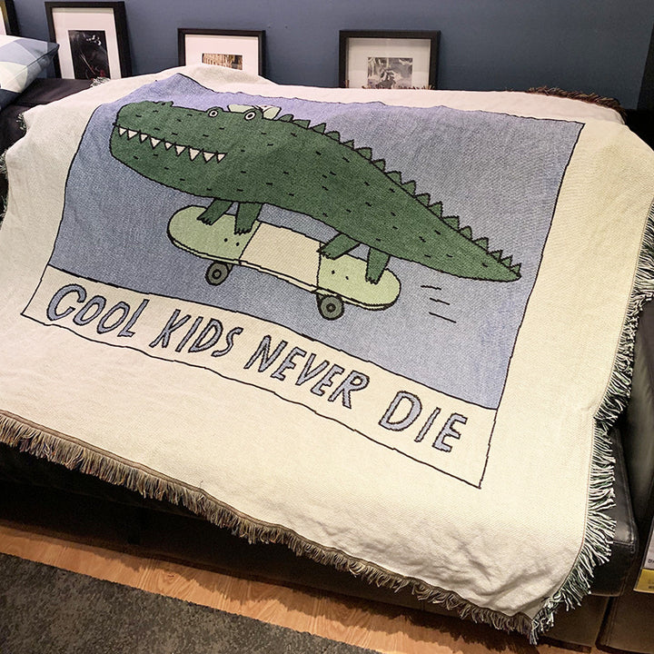 Divano coperta di maglia coperta - Gufetto Brand 