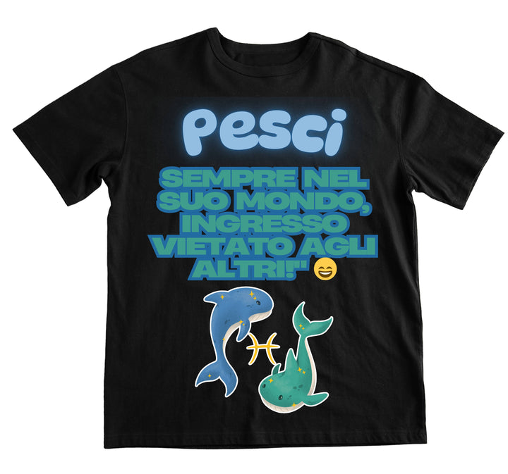 T-shirt Uomo PESCI ( PE09765432 ) - Gufetto Brand 