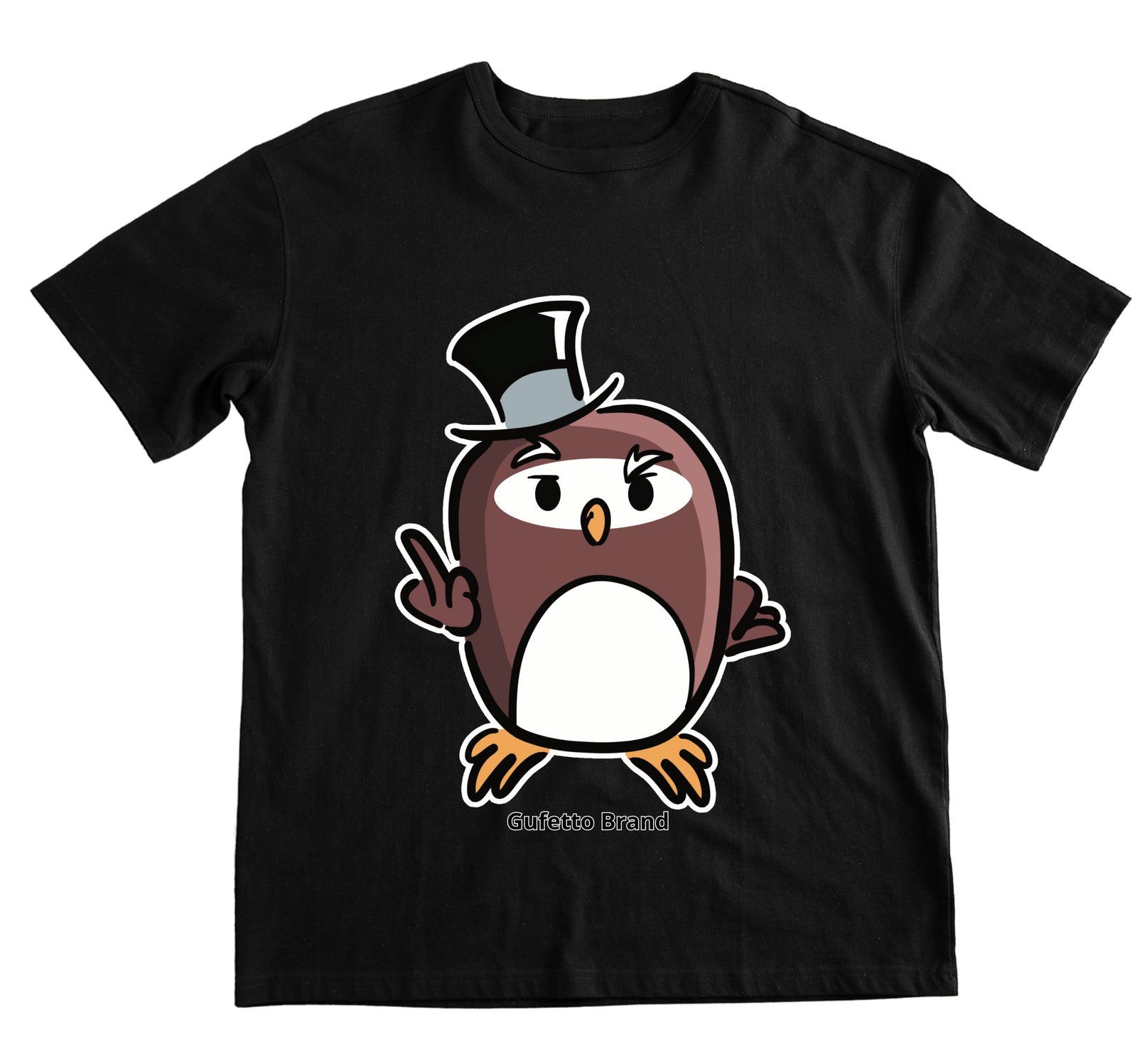 T-shirt NERA DONNA GUFETTO FUCK Outlet - Gufetto Brand 