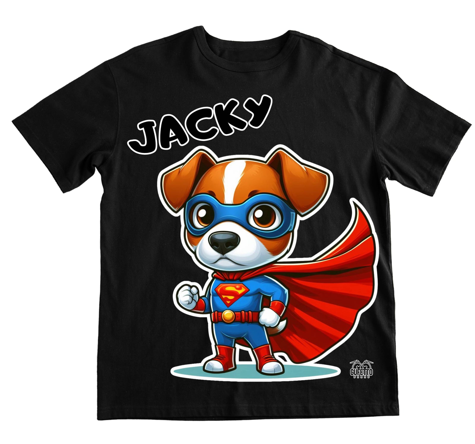 T-shirt Uomo JACKY SUPER EROE ( JA7539516458 ) - Gufetto Brand 