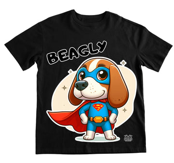 T-shirt Uomo BEAGLY SUPER EROE ( BE2385746985 )