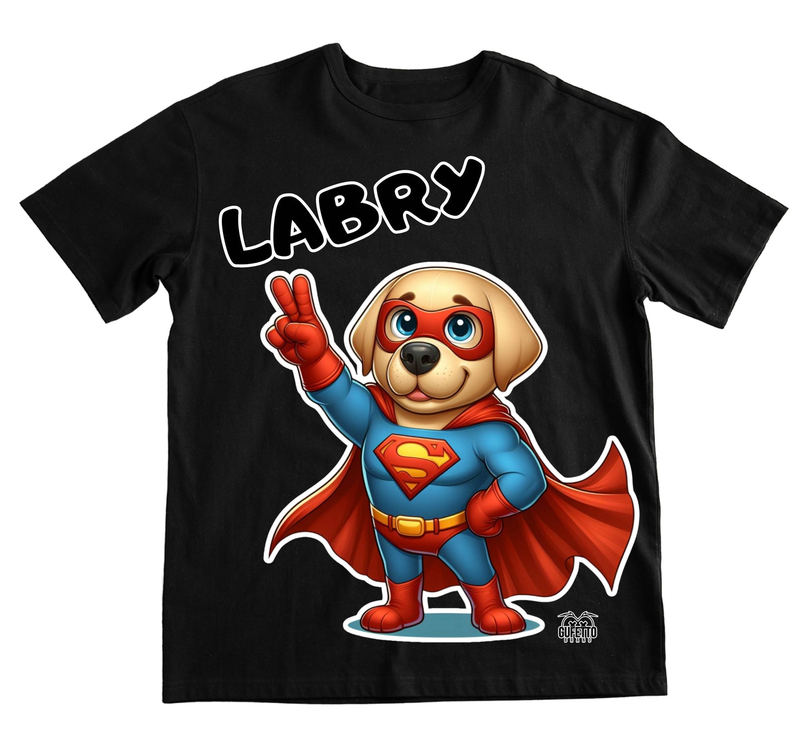 T-shirt Uomo LABRY SUPER EROE ( LA1364978569 ) - Gufetto Brand 