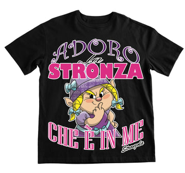 T-shirt Uomo STRONZOLA ADORO ( AD87891236558 )