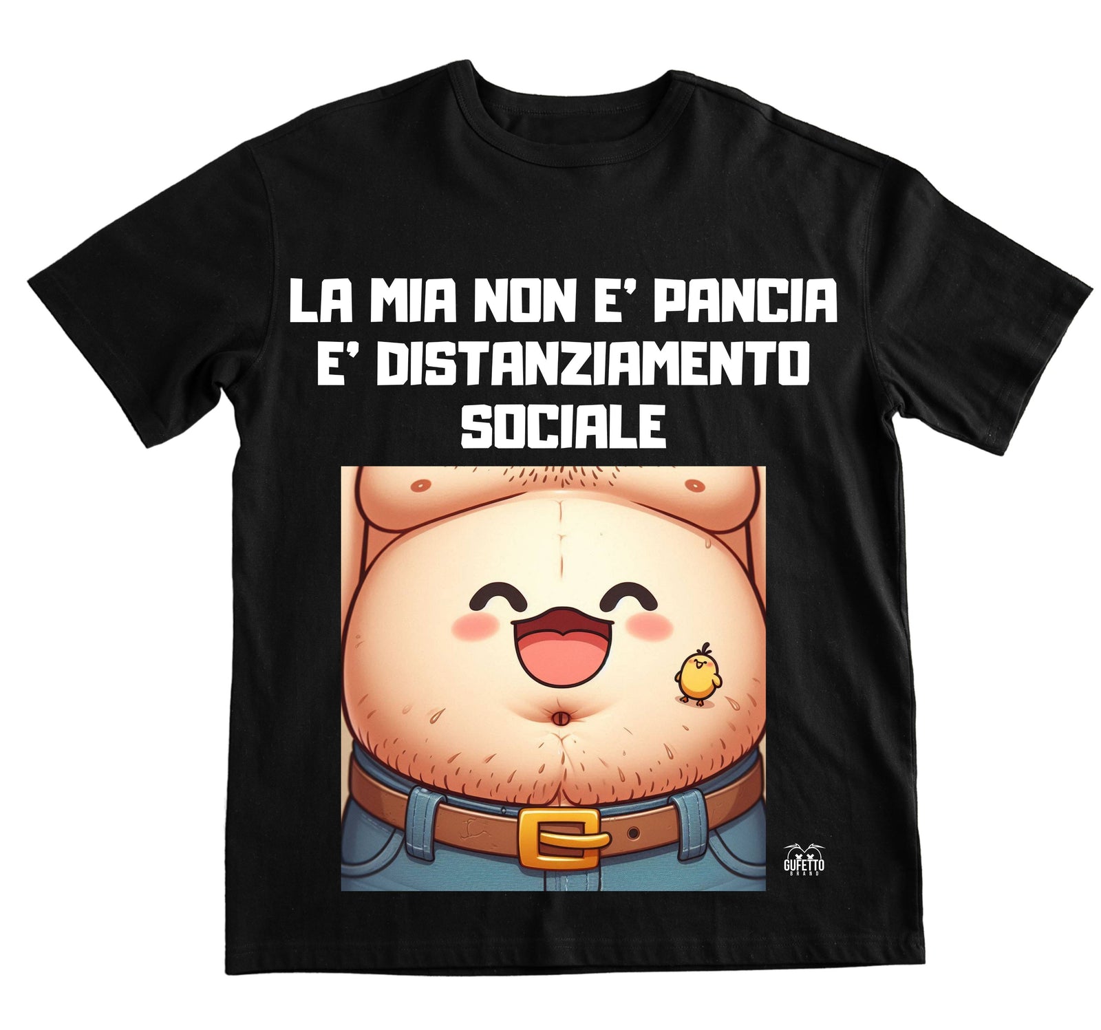 T-shirt Uomo PANCIA ( PA54620956 ) - Gufetto Brand 