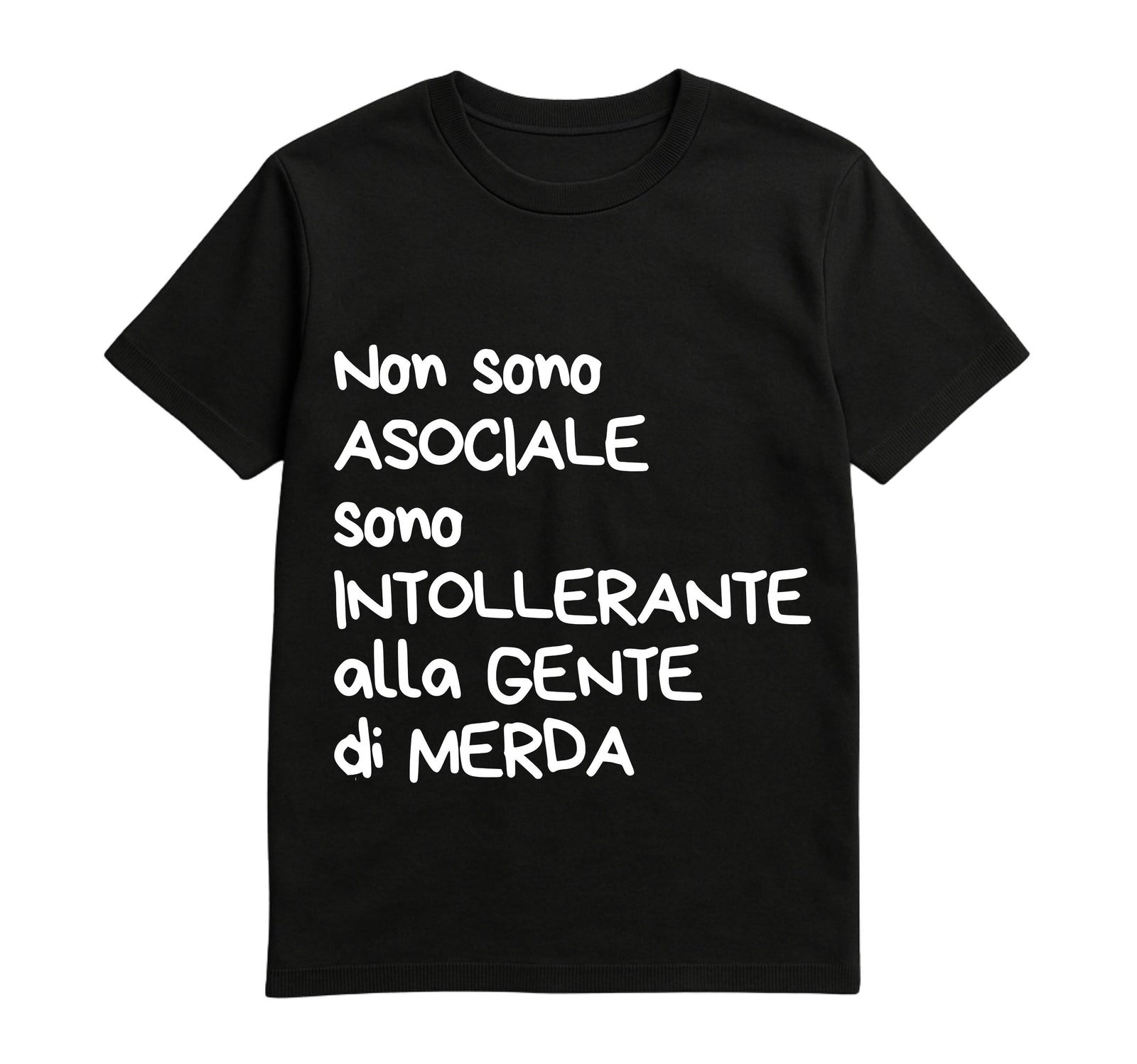 T-shirt Uomo INTOLLERANTE ( IN8524123658 ) - Gufetto Brand 